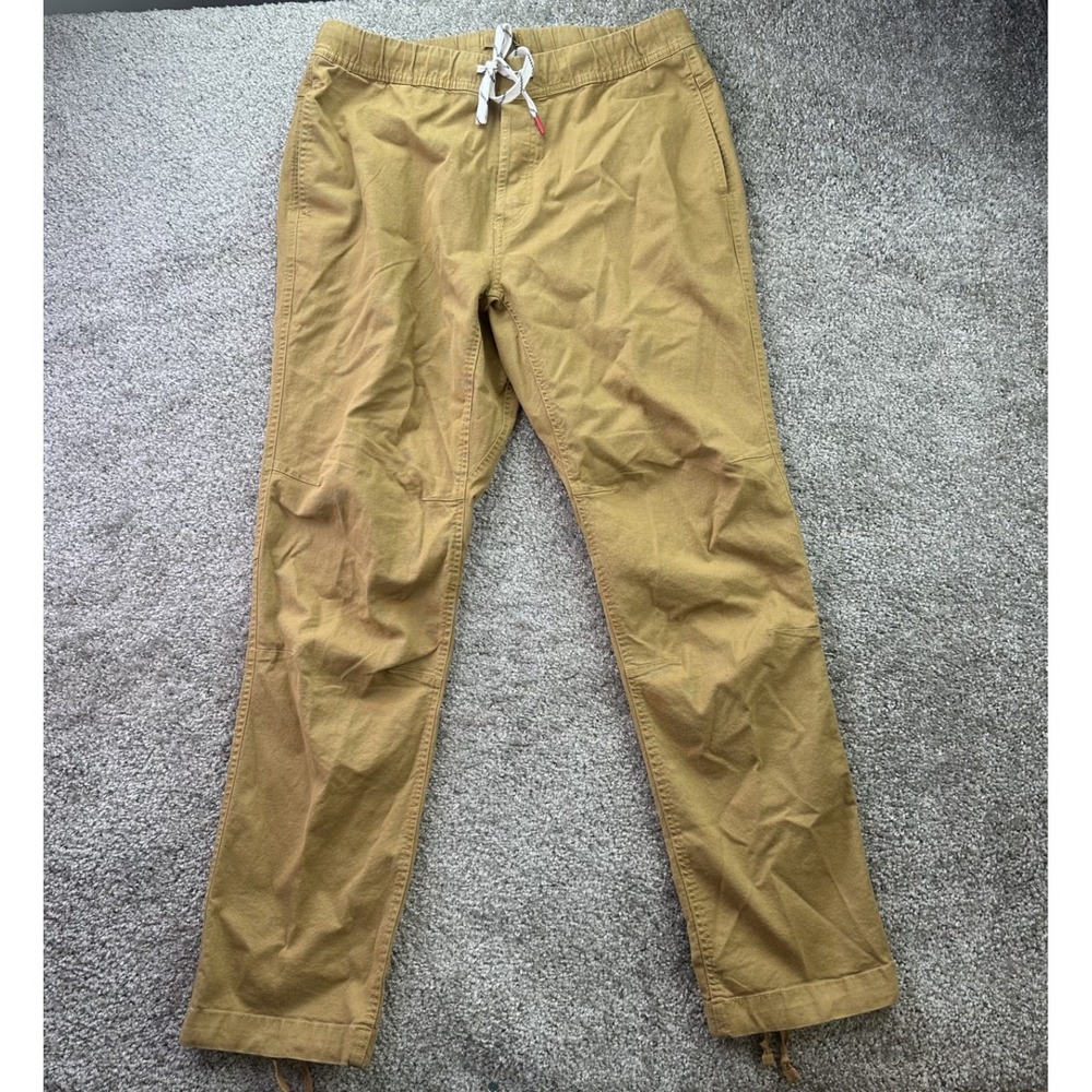 Topo Designs Men's XL Dirt Pants Classic Khaki Organic Cotton NEW